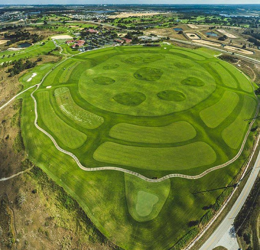 Aerial view of orange county 